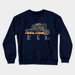 Mechwarrior Highlander HGN-732 Crewneck Sweatshirt